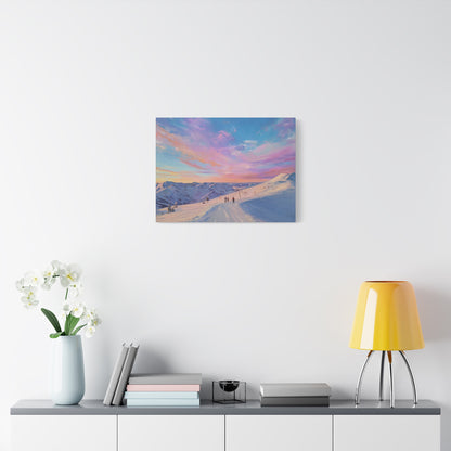 Mountain Sunset Canvas Art