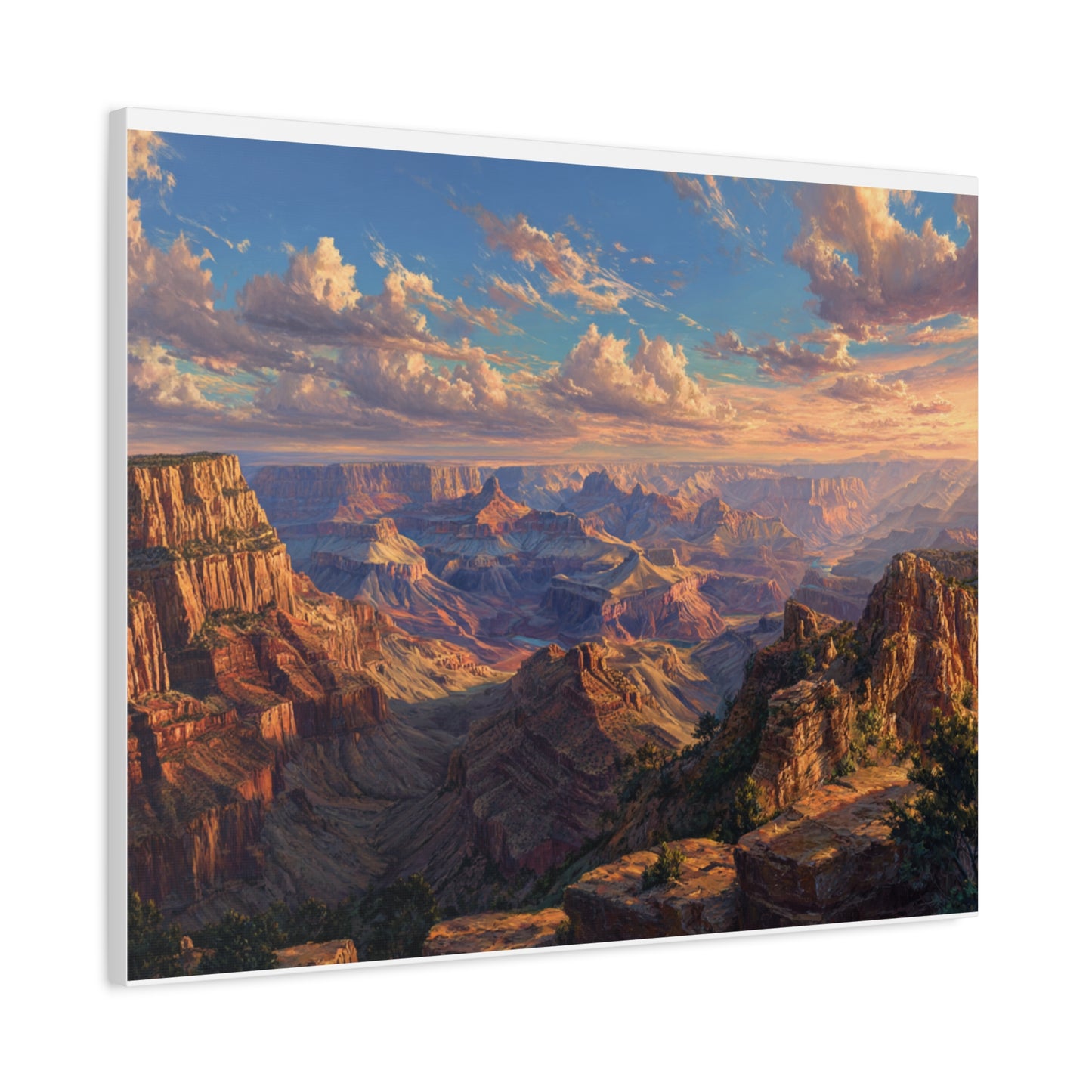 Grand Canyon Sunset Matte Canvas Wall Art — Stretched 1.25"