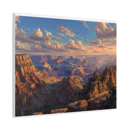 Grand Canyon Sunset Matte Canvas Wall Art — Stretched 1.25"