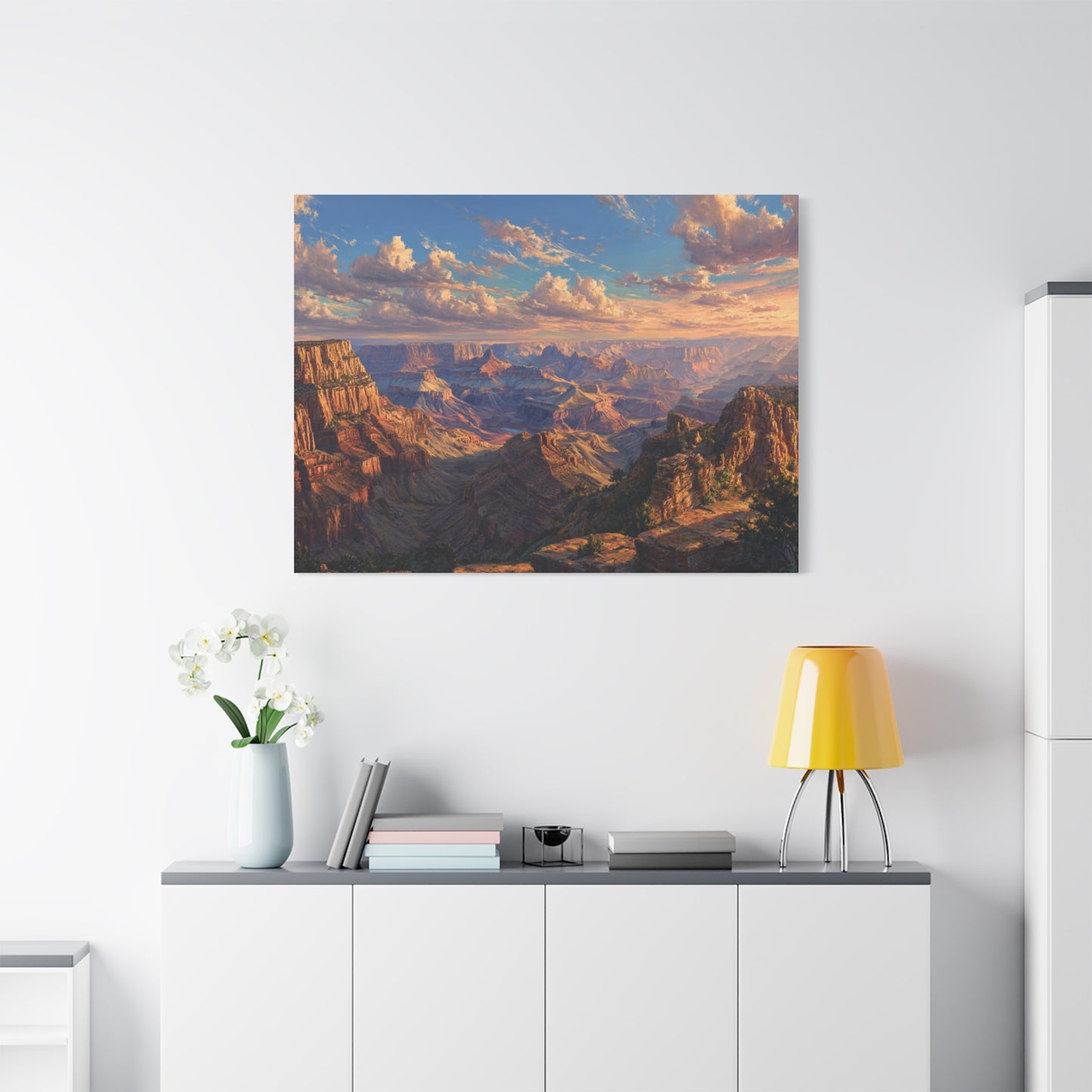 Grand Canyon Sunset Matte Canvas Wall Art — Stretched 1.25"