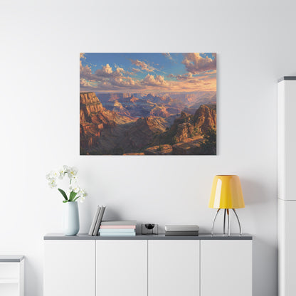 Grand Canyon Sunset Matte Canvas Wall Art — Stretched 1.25"