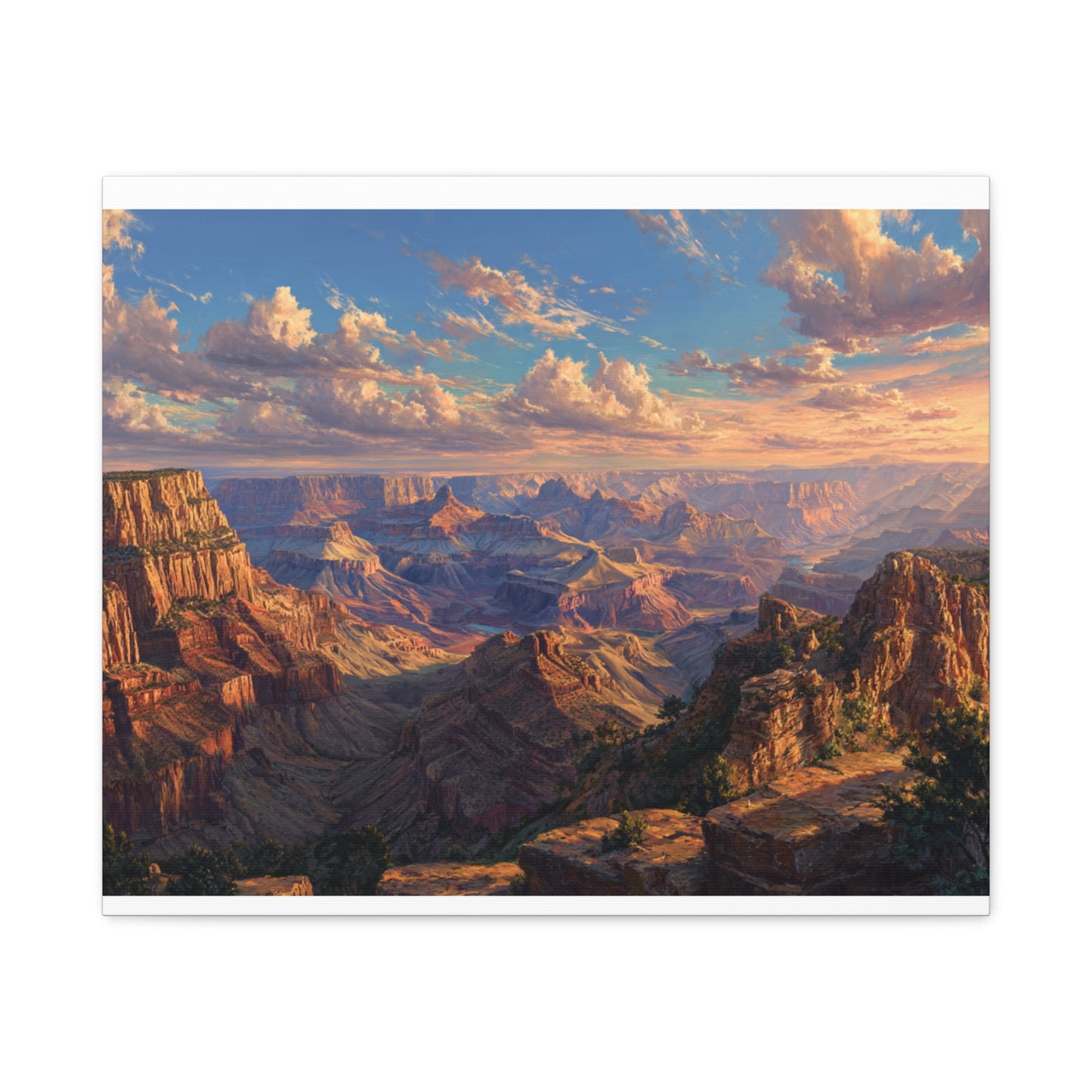 Grand Canyon Sunset Matte Canvas Wall Art — Stretched 1.25"