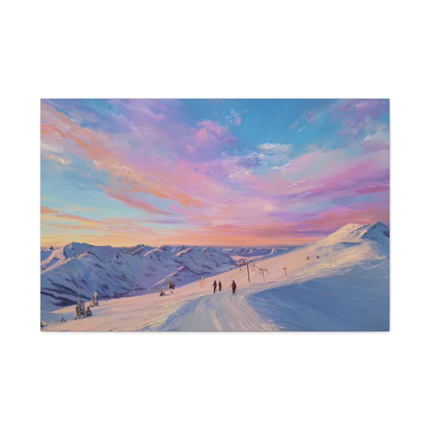Mountain Sunset Canvas Art