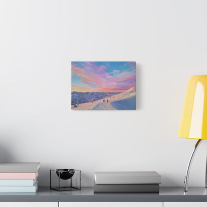 Mountain Sunset Canvas Art