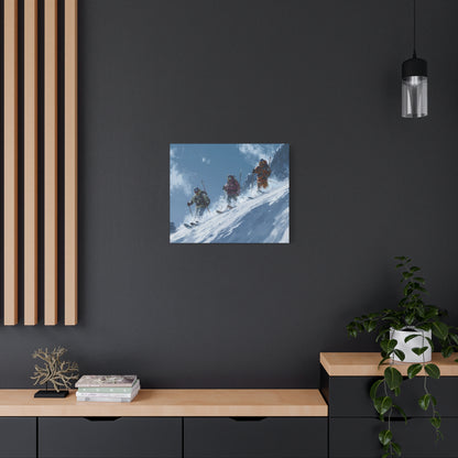 Ski Adventure Canvas Art