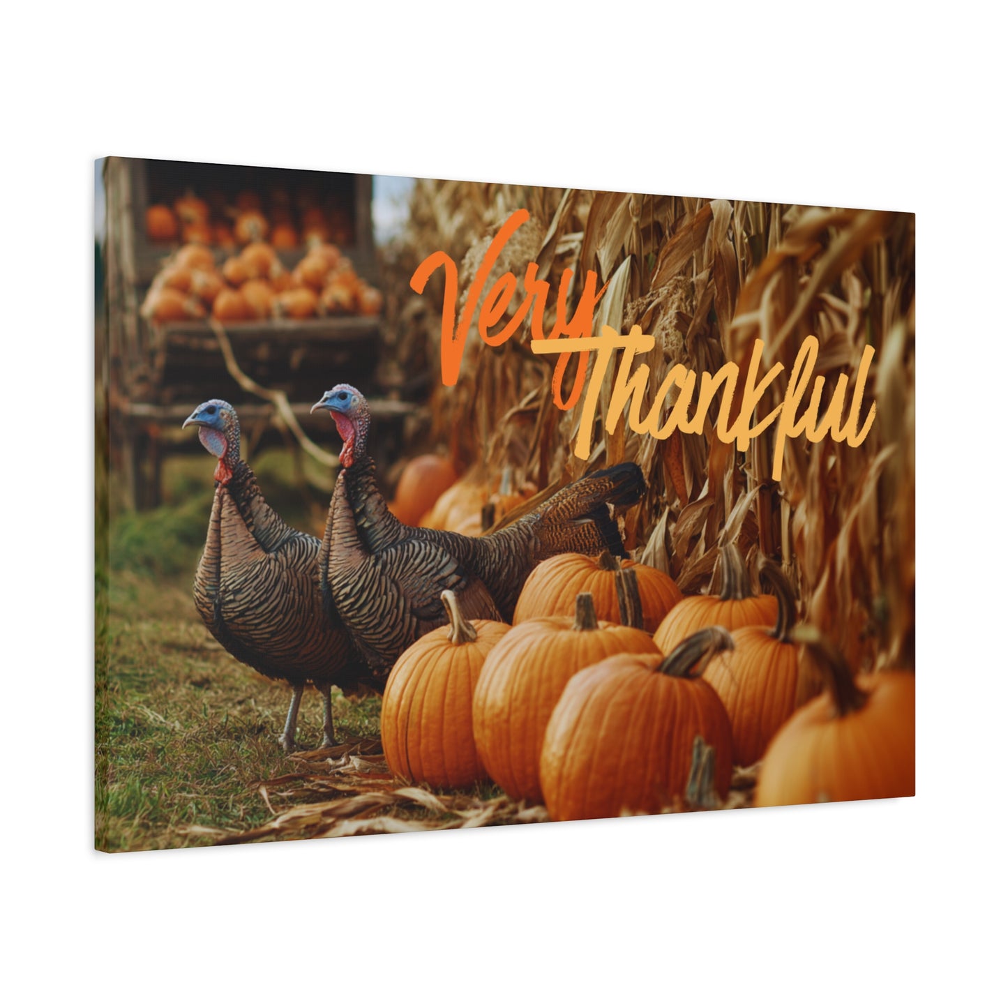 Thankful Fall Canvas Print