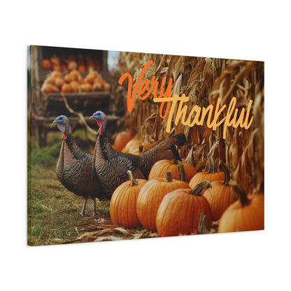 Thankful Fall Canvas Print