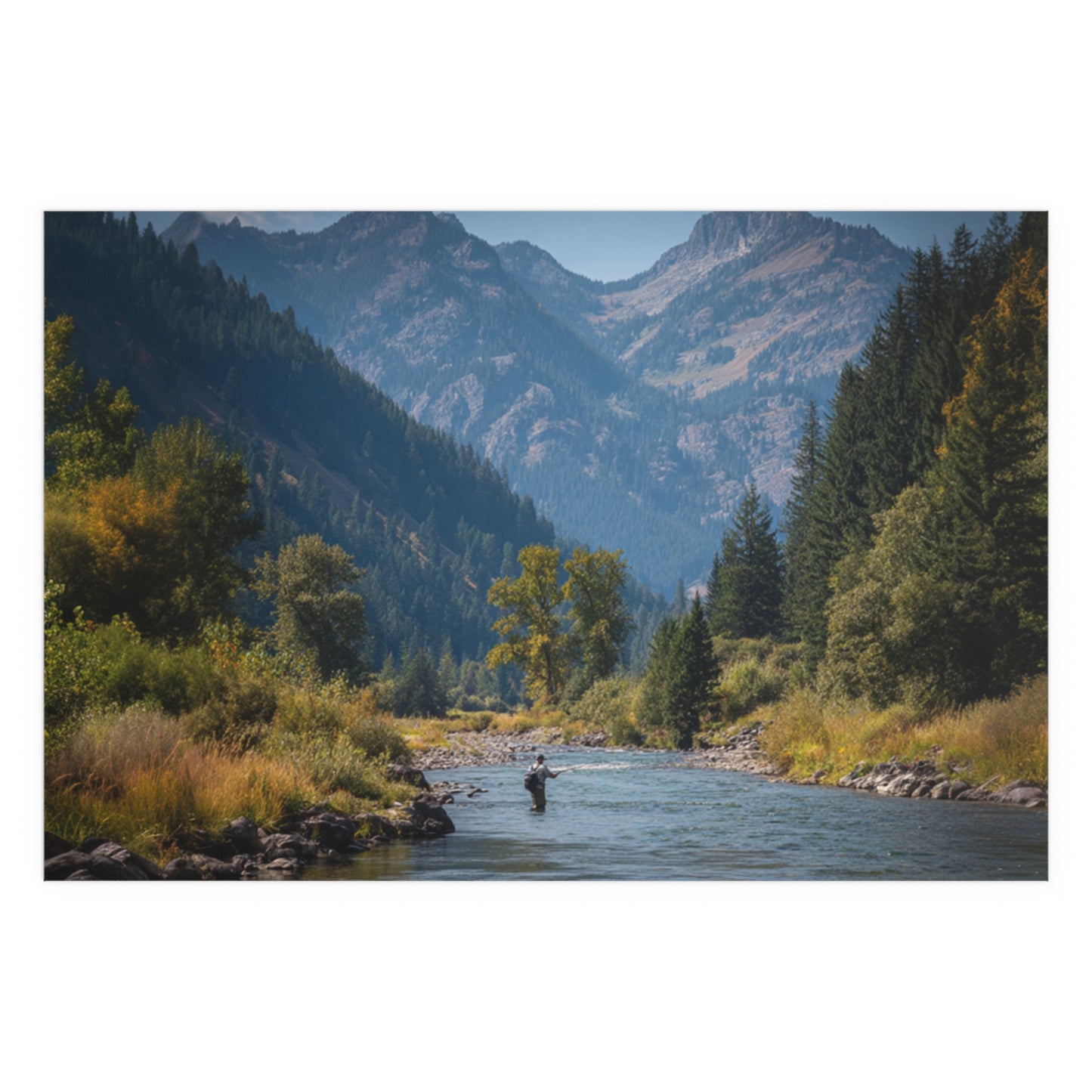 Copy of Canvas Art - Mountain Stream Fly Fishing