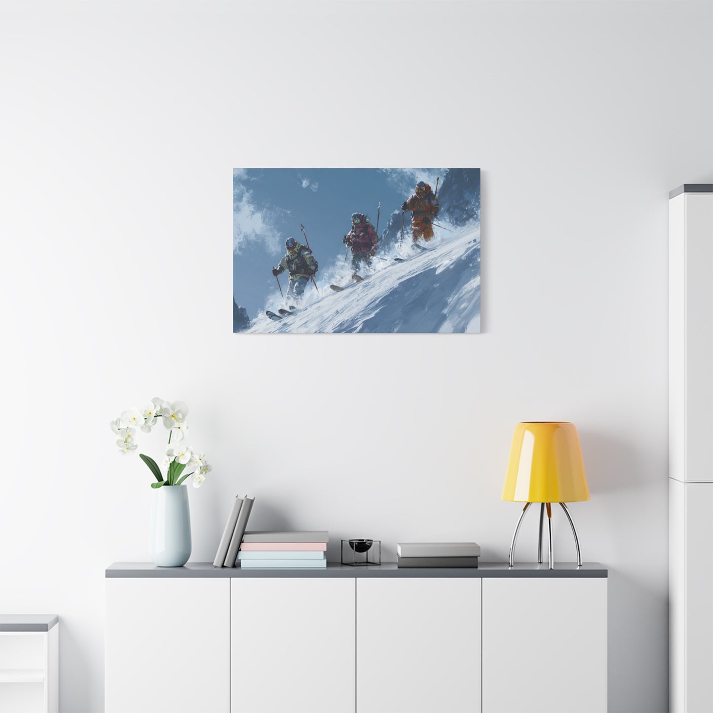 Ski Adventure Canvas Art
