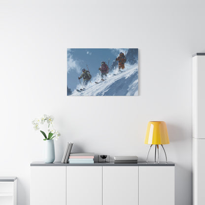 Ski Adventure Canvas Art