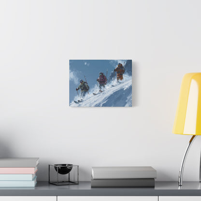 Ski Adventure Canvas Art