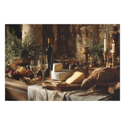 Vintage Still Life Feast - Silk Print Paper