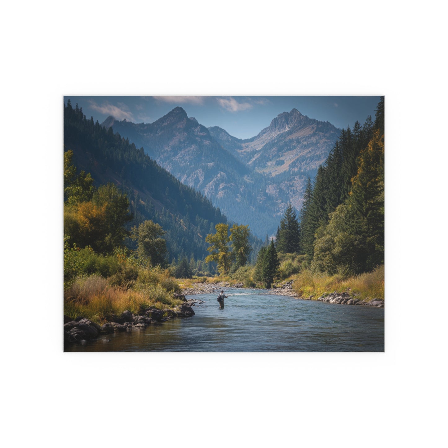 Copy of Canvas Art - Mountain Stream Fly Fishing
