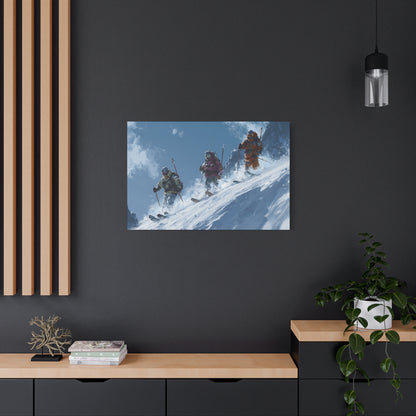 Ski Adventure Canvas Art