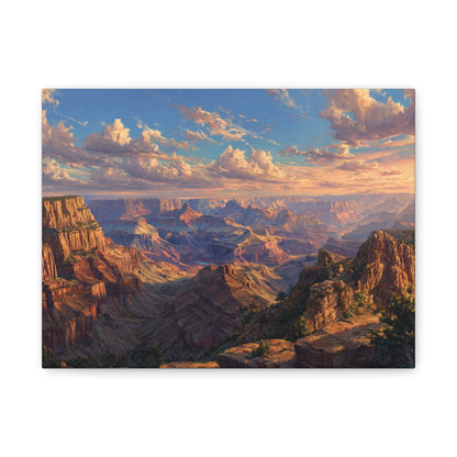 Grand Canyon Sunset Matte Canvas Wall Art — Stretched 1.25"