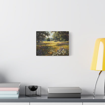 Wildflower Meadow Canvas Print — Matte Stretched Wall Art