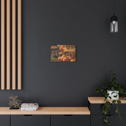 Thankful Fall Canvas Print