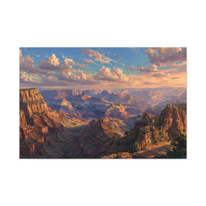Grand Canyon Sunset Matte Canvas Wall Art — Stretched 1.25"