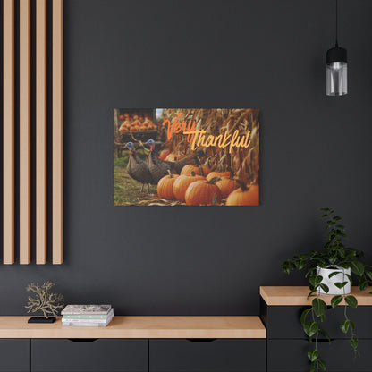 Thankful Fall Canvas Print