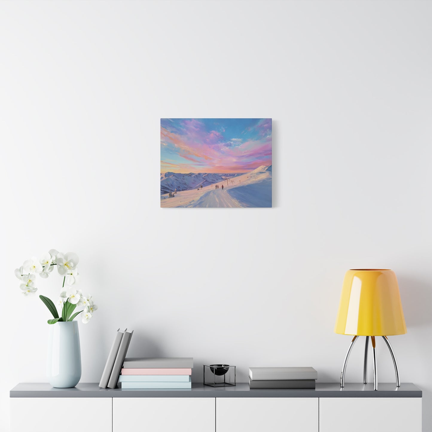Mountain Sunset Canvas Art