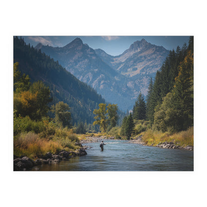Copy of Canvas Art - Mountain Stream Fly Fishing