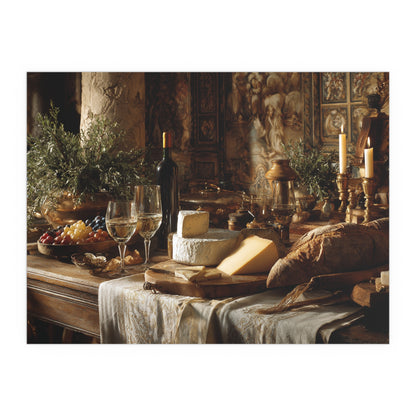 Vintage Still Life Feast - Silk Print Paper