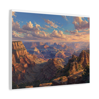 Grand Canyon Sunset Matte Canvas Wall Art — Stretched 1.25"
