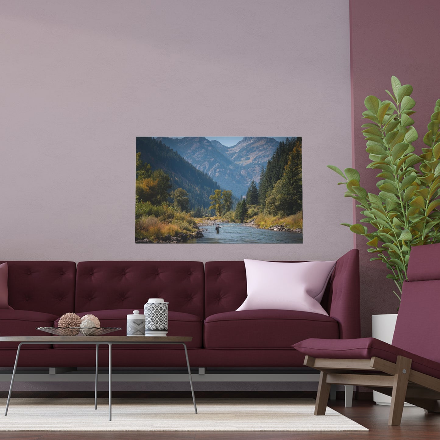 Copy of Canvas Art - Mountain Stream Fly Fishing