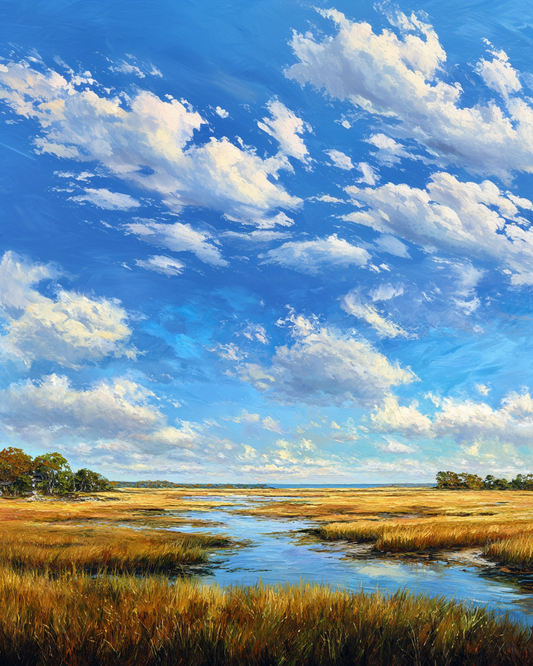 Coastal Marsh Painting Kit - Beginner Guided Art Experience