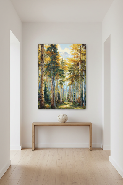 Aspen Forest in Clean Hallway