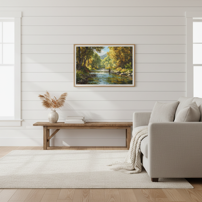 Autumn Fly Fishing - Modern Room