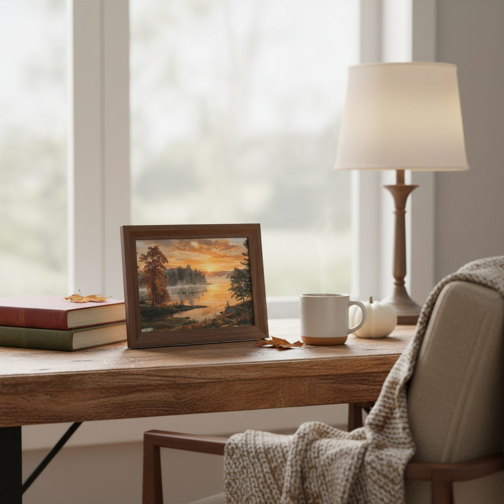 Autumn Lake - Small Print