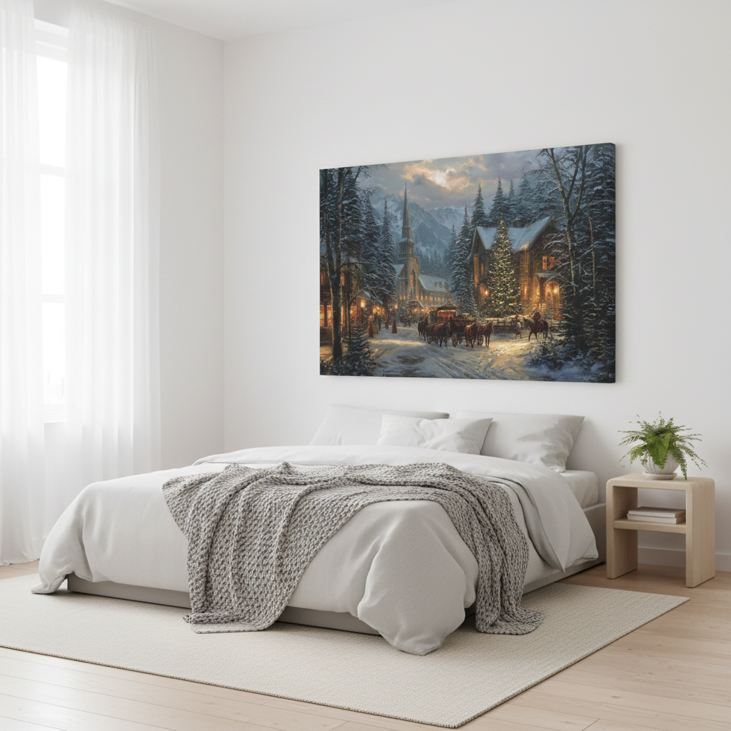 Bedroom canvas print