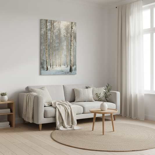 Birch Forest square mockup