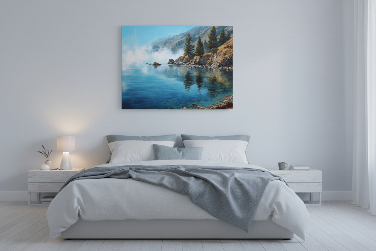 Coastal Mist above bed