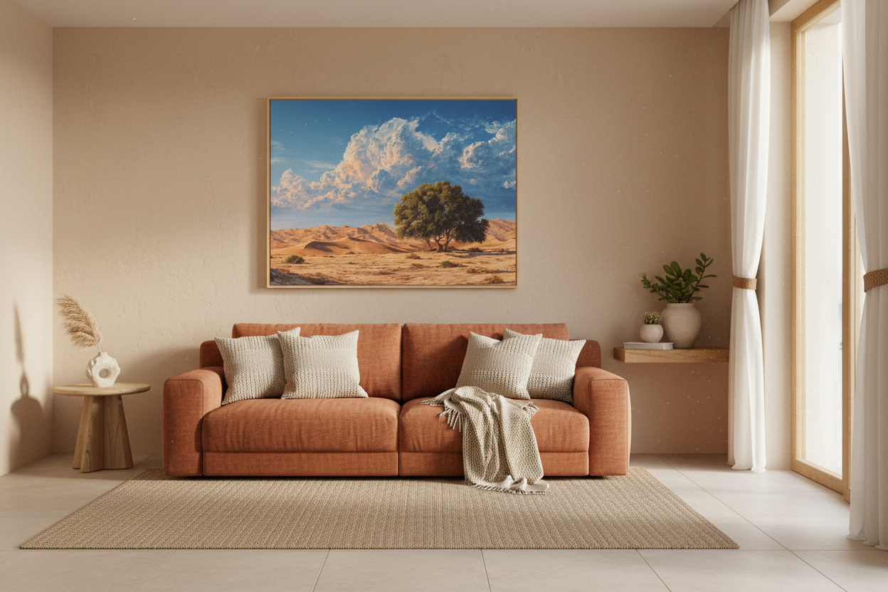 Desert Solitude in living room