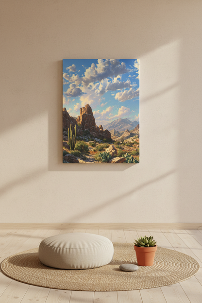 Desert Sunrise in Wellness Space