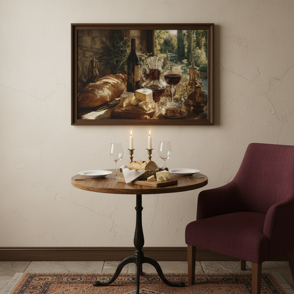 Dining nook mockup