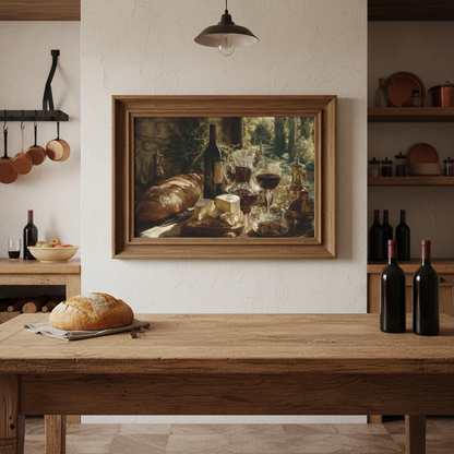 Farmhouse kitchen mockup