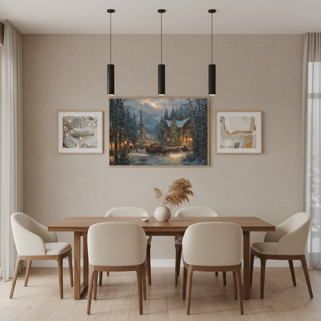 Gallery wall arrangement