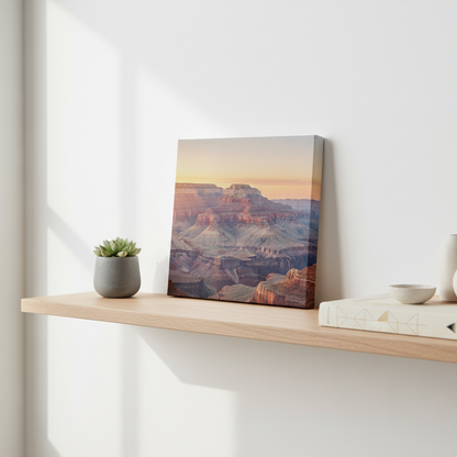 Grand Canyon canvas 16×12 on shelf