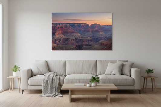 Grand Canyon canvas 30×20 over sofa