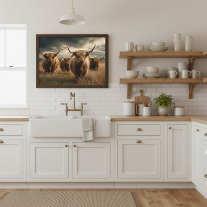 Highland Cattle Kitchen Mockup