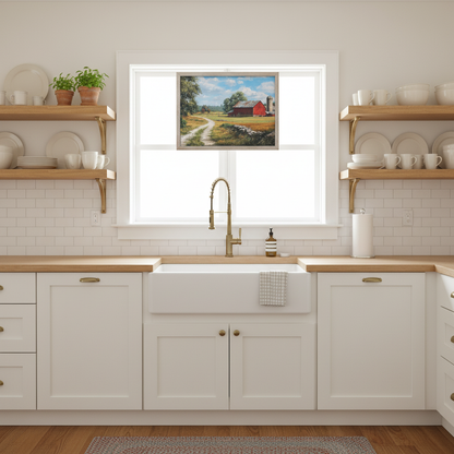 Red Barn Kitchen Mockup