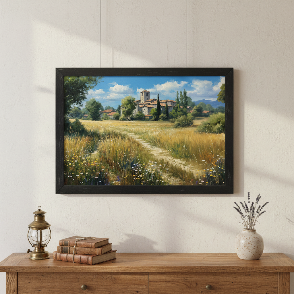 Large 30x20 Black Frame