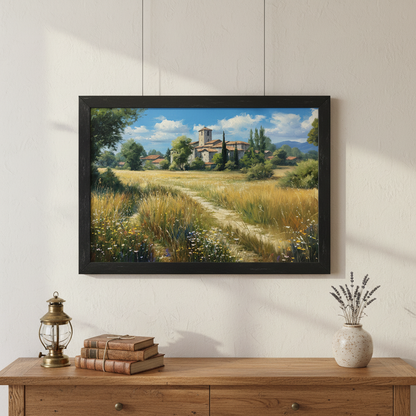 Large 30x20 Black Frame