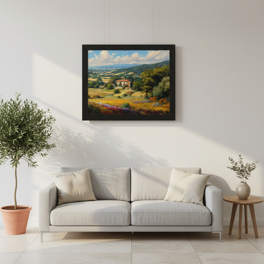 Large 30x20 Black Frame