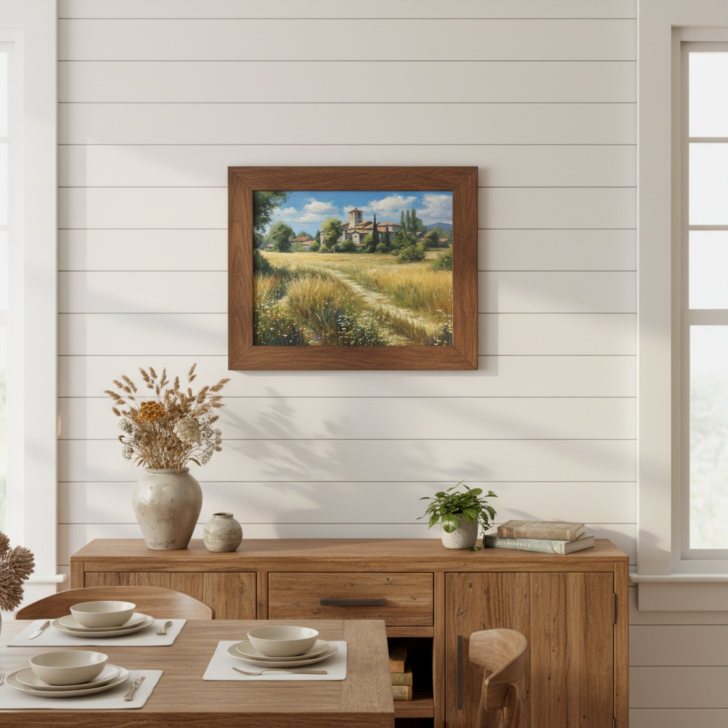 Large 30x20 Walnut Frame