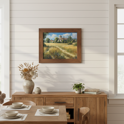 Large 30x20 Walnut Frame