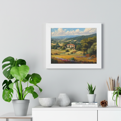 Large 30x20 White Frame